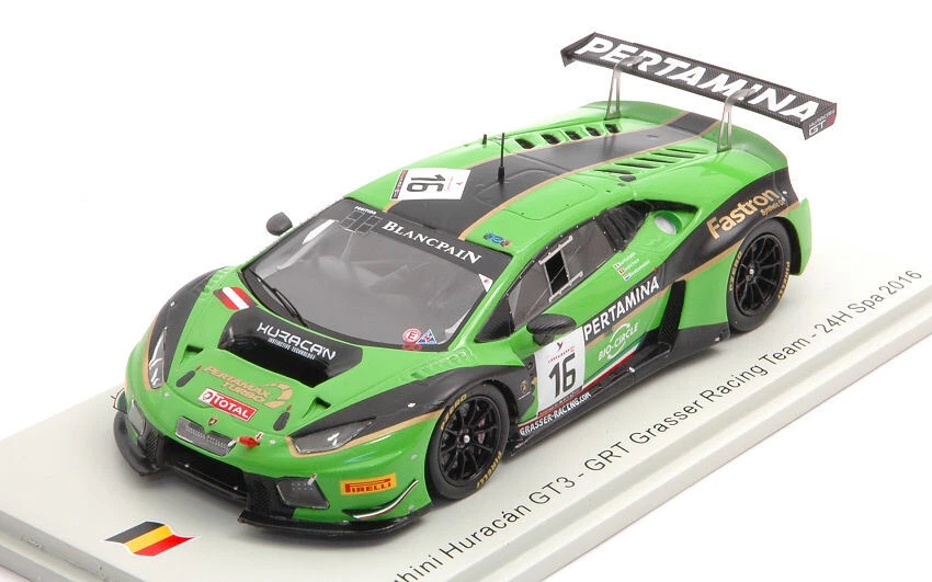 Spark Model LAMBORGHINI HURACAN GT3 N.16 24 H SPA 2016 BORTOLOTTI-BLEEKEMOLEN-IN - Bild 1 von 1