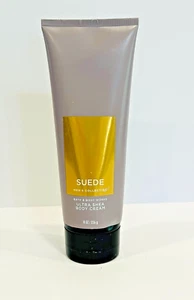 Bath & Body Works Men's Collection SUEDE Ultra Shea Glycerin Body Cream 8 fl oz - Picture 1 of 2