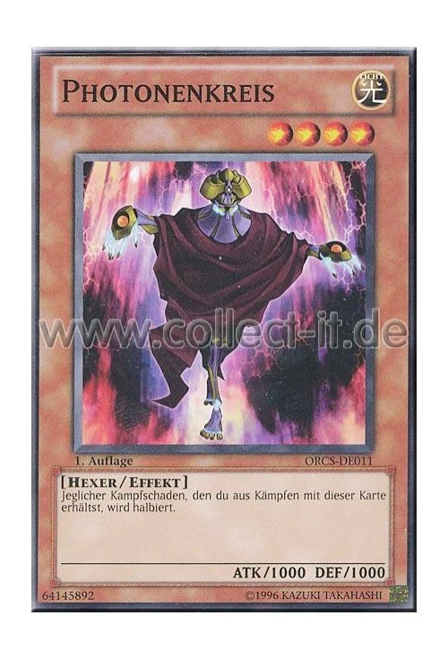Yugioh ORCS-DE011 Photonenkreis - 1. Auflage - Bild 1 von 1