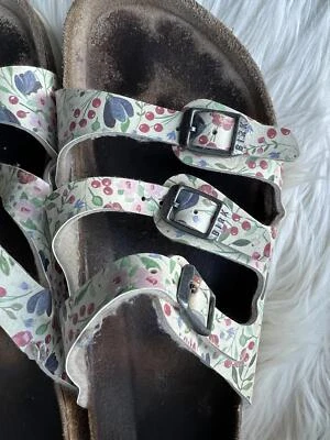 Edição Limitada Florida Fresh Meadow Floral Estampado Birkenstock Sandálias tamanho 39 - Imagem 1 de 4