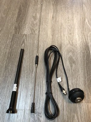 G.P.S Radio Whip Antenna & BNC Connector Cable for Trimble Leica GPS 450-470mhz