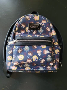 STRANGER THINGS Eleven Chibi Loungefly Backpack 13" - Picture 1 of 5