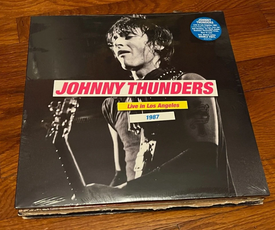 JOHNNY THUNDERS Live in Los Angeles 1987 DOUBLE LP Vinyl Album NEW - Image 1 of 1