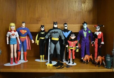 Superman Batman Animated Series JLU DC COMICS collectibles 12" Figure Doll lot - Image 1 of 4