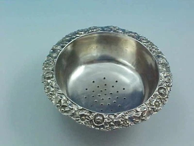 WINE FUNNEL STRAINER ONLY – GEORGIAN SCOTTISH STERLING SILVER EDINBURGH c.1810 - Image 1 of 4
