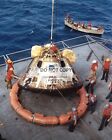 APOLLO 11 COMMAND MODULE LOWERED TO DECK OF USS HORNET 8X10 NASA PHOTO (ZY-184)