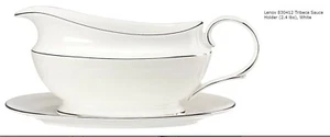 Lenox Tribeca Sauce Boat with Stand 830412 - Rare Item - Brand New In Lexox Box - Picture 1 of 9