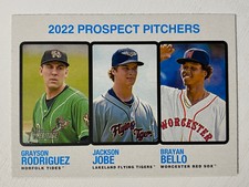 Grayson Rodriguez Jackson Jobe Brayan Bello 2022 Topps Heritage Minor League 183