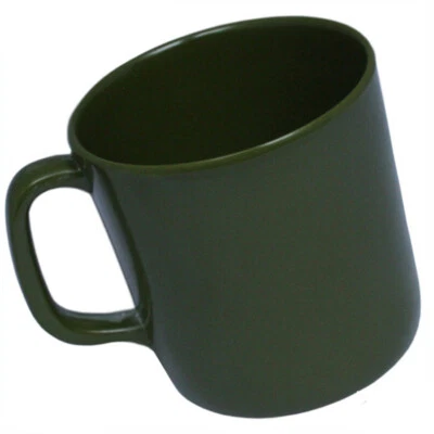MFH Robuste bruchsichere Camping Outdoor Tasse Kaffe Becher 350 ml oliv