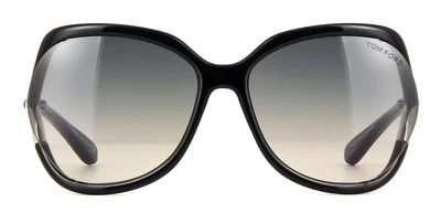 New TOM FORD TF578 01B Anouk-02 60mm Black Oversized Sunglasses Italy - Image 1 of 3