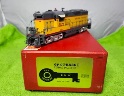 Key Imports EMD GP-9 Phase 2 Union Pacific brass diesel locomotive HO scale - Image 1 of 4