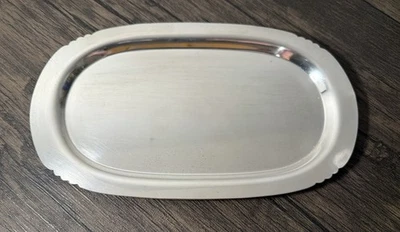 复古 WM Rogers 银盘 10 英寸奶油和糖盘 — 第 1/4 张图片