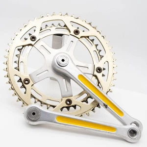 OFMEGA FORGIATO GOLD ROAD BIKE 6 SPEED 52 42 CRANKSET 170 VINTAGE OLD SQUARE - Picture 1 of 6