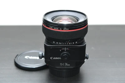 Canon 24mm F/3.5 L TS-E Tilt Shift Manual Focus EF-Mount Lens with Caps - Image 1 of 4