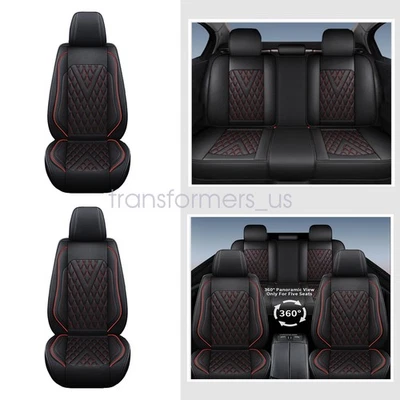 Car 5 Seat Covers Full Set Fits Nissan Juke 2011-2017 Luxury Leather Waterproof - Image 1 of 4