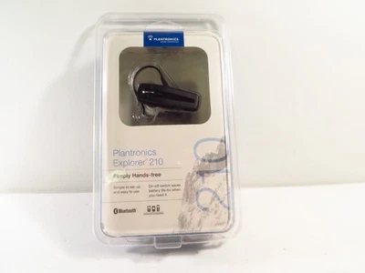 Plantronics Explorer 210 Bluetooth In Ear Headset Black Light Comfortable Sealed - Image 1 of 4