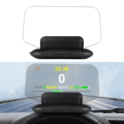 Fit Tesla Model 3 Y Head Up Display OBD Speedometer Gauge Battery Power Display - Image 1 of 4