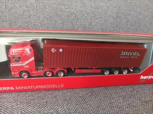 Herpa H0 1:87 en EMBALAJE ORIGINAL - 304191 Scania R Topline contenedor semirremolque "Weeda" (NL) - Imagen 1 de 6