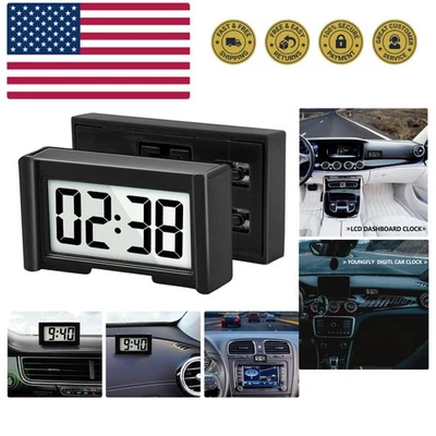 Reloj Digital Pequeño, Mini Coche Salpicadero Reloj Funciona con Pilas, Coche Camión Das... Foto 1 de 4