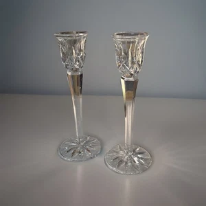 Gorham German Crystal - Candlestick Holders 8" Tall (set of 2) - Picture 1 of 8