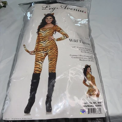 Sexy Disfraz Para Mujer Tigresa Salvaje Reina de la Selva M/L Sin Diadema Usado en Excelente Condición Foto 1 de 4