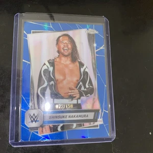 2025 Topps Chrome WWE Shinsuke Nakamura #51 Blue Refractor /150 - Picture 1 of 2