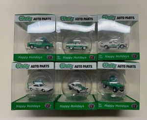 M2 Machines O'Reilly Exclusive 2023 CHRISTMAS ORNAMENTS SET W/ Display Rare! - Picture 1 of 5