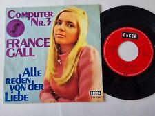 7" Single France Gall - Der Computer Nr. 3 Vinyl Germany SUNG IN GERMAN