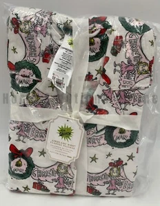 Pottery Barn Teen Dr Seuss The Grinch Cindy Lou Who Pajama Set Multi Med #R33 - Picture 1 of 4
