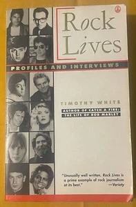 Rock Lives : Profiles and Interviews by Timothy White (1991, Trade Paperback) - Bild 1 von 4
