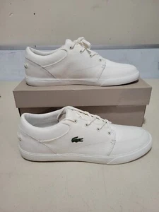 LACOSTE BAYLISS OFF WHITE ORTHOLITE SNEAKERS BRAND NEW SIZE 11.5 IN ORIGINAL BOX - Picture 1 of 12