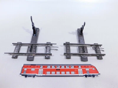 2x Märklin Piste 0 Commutateur, 2 Connecteur Manque De, pour - Photo 1/4