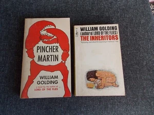 2 PB by William Golding:  The Inheritors + Pincher Martin - Picture 1 of 9