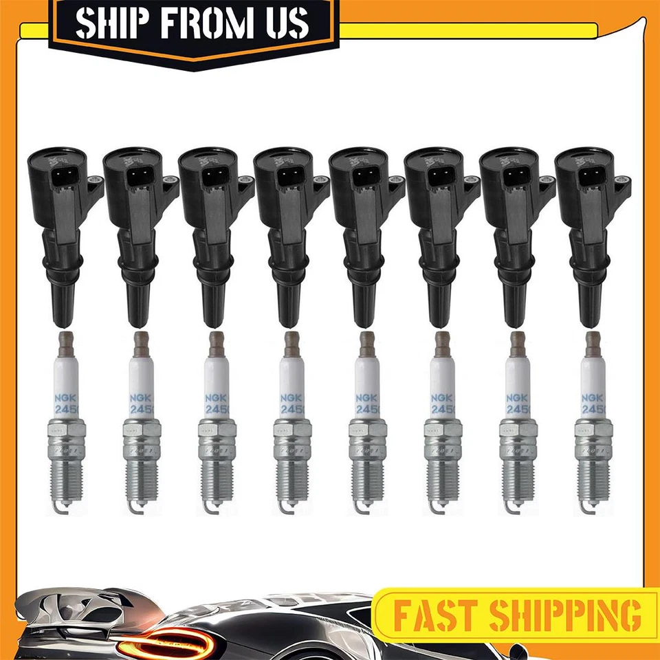 Свеча зажигания катушка зажигания 16 шт для Ford E-150 2003-2014 Ford E-250 2003-2014 - Изображение 1 из 4