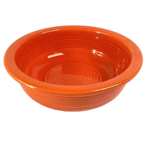 Vintage Fiestaware 4.75" Berry Bowl Original Orange Wet Foot - Picture 1 of 12