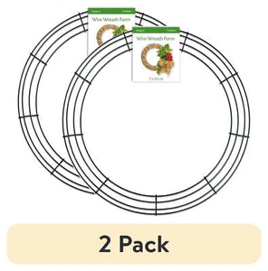SimpleStyle 12 inch Wire Wreath, Green, 13 Gauge - Picture 1 of 7