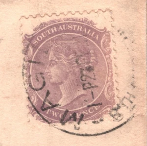 SOUTH AUSTRALIA States QV Cover *MAGILL* CDS 2d Rate London via Brindisi MA446 - Picture 1 of 10
