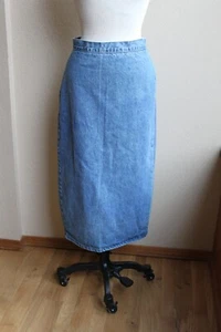 vintage 80's Bongo jeans long skirt denim high waisted Juniors size 11 28in - Picture 1 of 4
