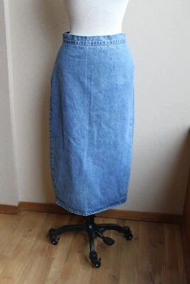 vintage 80's Bongo jeans long skirt denim high waisted Juniors size 11 28in - Image 1 of 4