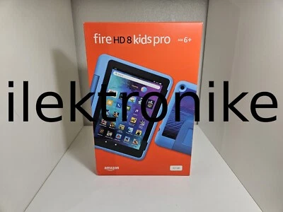 Brand NEW Amazon Fire HD 8 Kids Pro 32GB Tablet Blue 12th Gen - Image 1 of 3