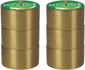 Duck # 280748 Gold duct tape 1.88" x 10 yds -Case of 6 rolls - Picture 1 of 6