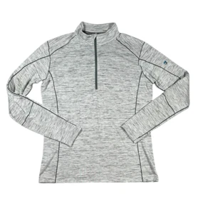 Kuhl Size L Alloy 1/4 Zip Activewear Lightweight Pullover Cloud Gray Style 3118 - Picture 1 of 8