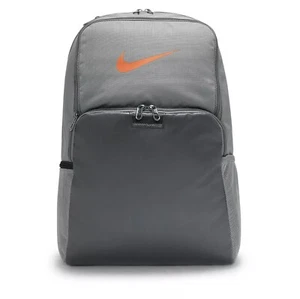 Mochila de Entrenamiento Nike Brasilia 9.5 DM3975-077 Gris Claro Humo/Naranja Trance - Imagen 1 de 13