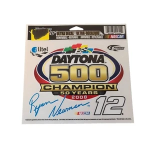 Ryan Newman #12 Daytona 500 Decal Win-Craft Ultra Removable 2009 5.75"x4.5" - Picture 1 of 1