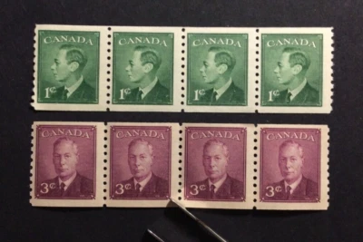BroadviewStamps COIL SALE!  Canada #295-96 strip of 4.  MNH F-VF - Image 1 of 2