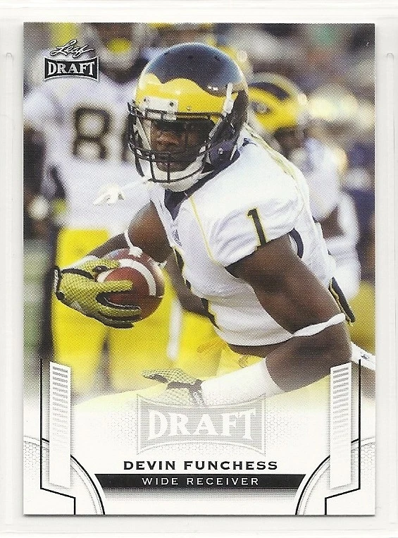 2015 Leaf Draft Football - Rookie - #21 - Devin Funchess - Carolina Panthers - Image 1 of 1