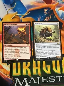 C5215 MAGIC MTG MODERN HORIZONS 2 DERMOTAXI CHANCE ENCOUNTER NM RARE - Picture 1 of 22