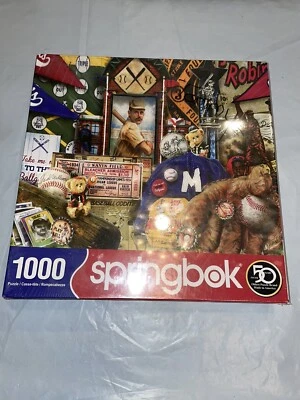 Springbok Vintage Baseball 1000 Piece Jigsaw Puzzle New - Image 1 of 4
