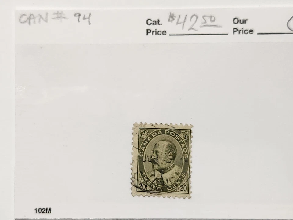 Canada #94 - CV $75 - Lot #9142 - Image 1 of 1