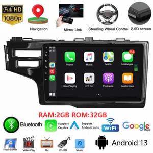 32GB Carplay Android 13 Autoradio Stereo GPS Wifi Navi Für Honda JAZZ 2014-2020 - Picture 1 of 16